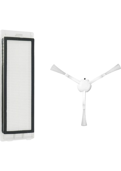 Xiaomi X10 , X10 + Plus Uyumlu Beyaz Yan Fırça - Filtre - Mop Bezi fiyatları