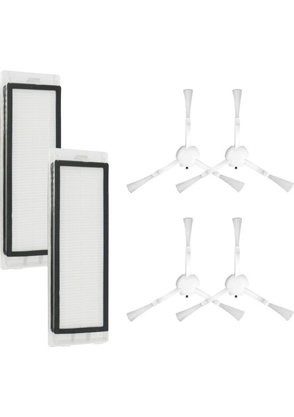 Xiaomi X10 , X10 + Plus Uyumlu Beyaz 6 Parça Yedek Set