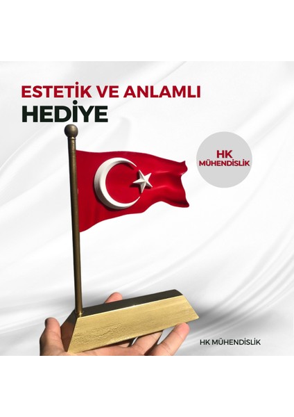 Bayrak Ay Yıldız Dekoratif