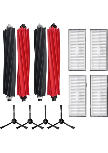 Roborock S8 , S8 Plus , S8 Pro Ultra Uyumlu Siyah Mega Set