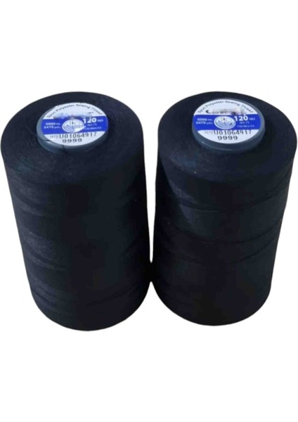 Dikiş Ipi 2 Adet 5000MT Lik Dikiş Ipliği Bobin Ip Terzi Ipi Makina Ipi El Dikiş Ipi 120NO Dikiş Ipi