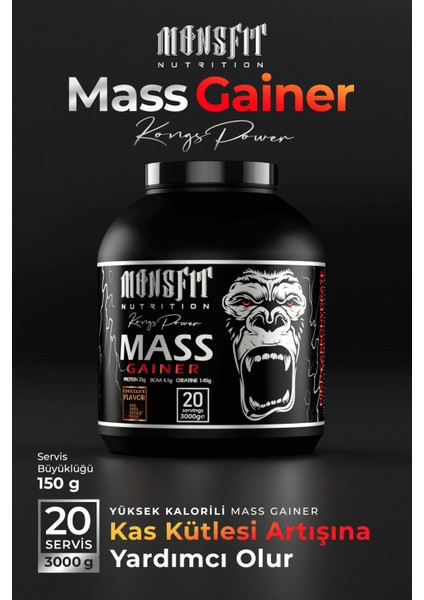 Mass Gainer 3000 gr fiyatları