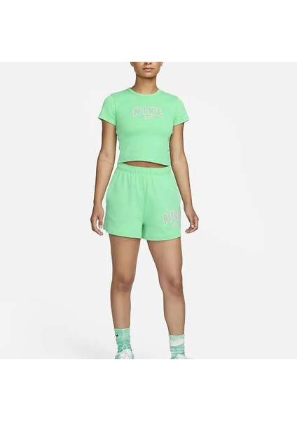 Sportswear Graphic Short-Sleeve Kadın Yeşil Tişört FQ7165-363