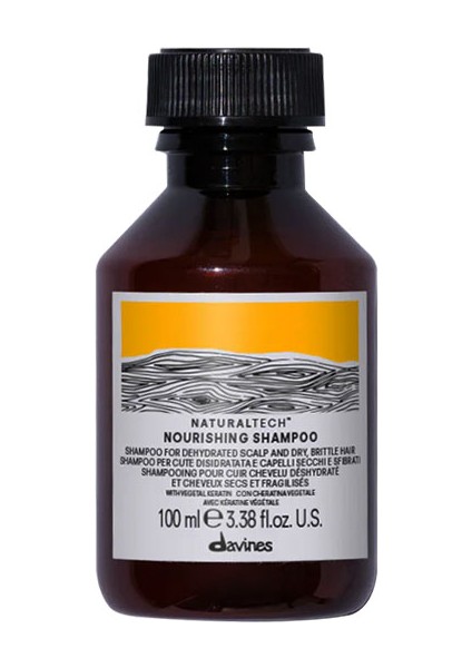 Nourishing Kuru Yıpranmış Saçlar Için Nemlendirici Onarıcı Sülfatsız Mini Şampuan 100ML