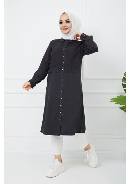 Baskı Detaylı Tunik