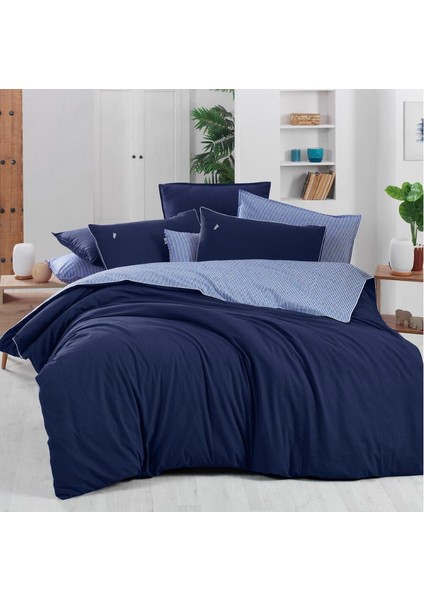 Marita Fancy Çift Kişilik Mavi Nevresim Takımı