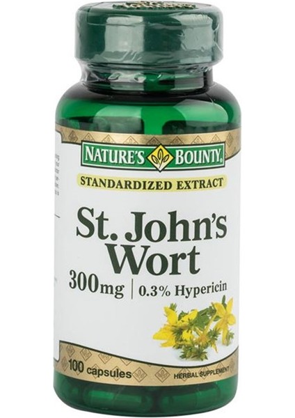 St. John's Wort 300MG 100 Kapsül