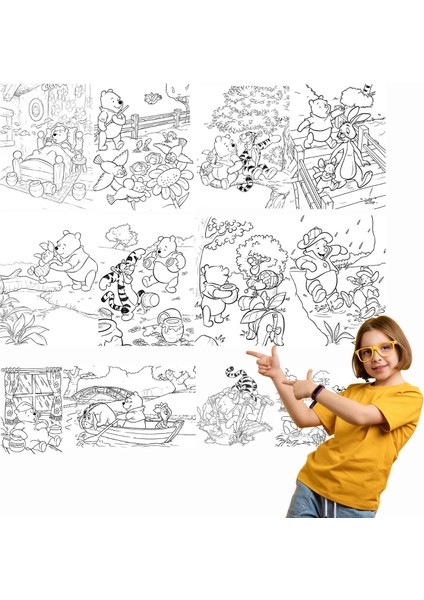 Dev Aktivite Rulo Boyama Kağıdı - 90 x 200 cm - Boyama Etkinliği modelleri