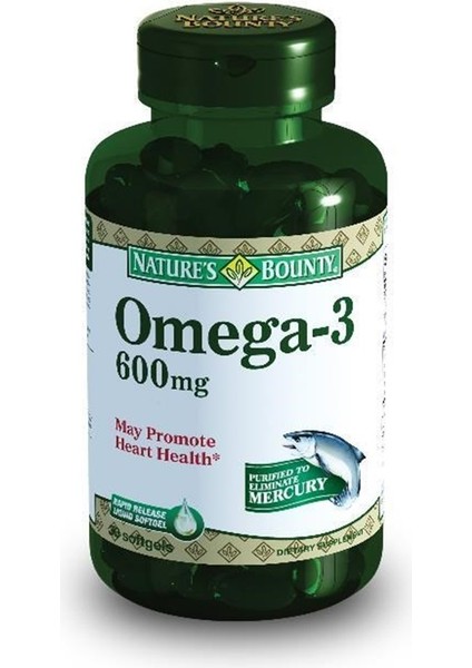 Omega-3 600 Mg 30 Kapsül