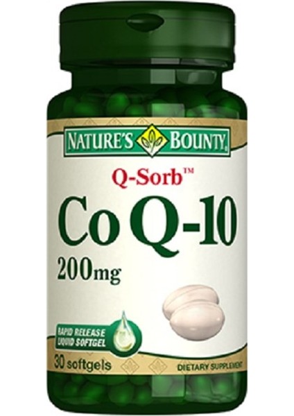 Nature´s Bounty CO-Q10 (Q-Sorb) 200 Mg 30 Softjel