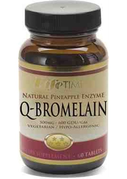 Life Time Q-Bromelain 60 Tablets fiyatları