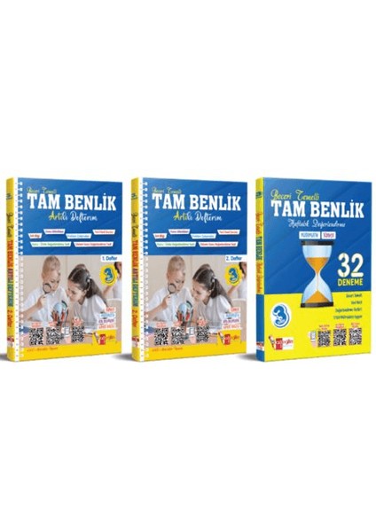 3. Sınıf Tam Benlik Artılı Defterim Seti