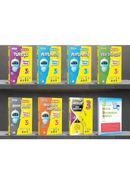 3. Sınıf Yeni Nesil Yeni Tarz Eğitim Seti 7 Kitap