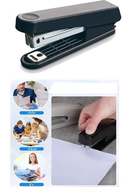 Masa Üstü Ofis Paketi 18 Parça Fotokopi Kağıdı Metal Evrak Rafı Metal Kalemlik Zımba Makinesi Teli Delegeç Çöp Kovası Küp Notluk modelleri