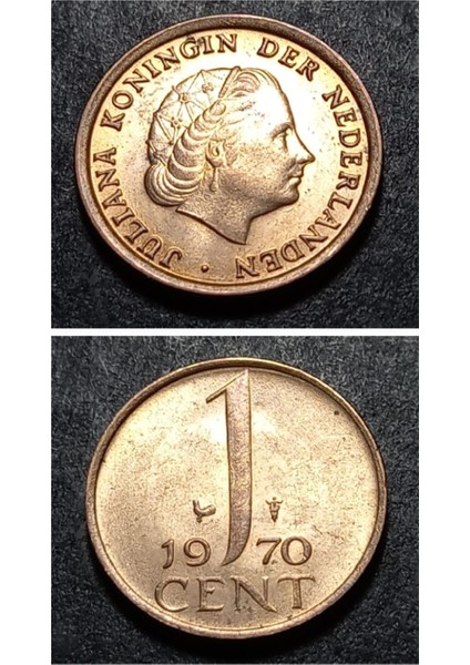 1970 Hollanda 1cent Çil Eski Yabancı Madeni Para 3996366A5A20264A1B