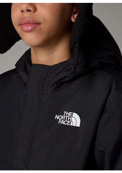 The North Face Siyah Erkek Yağmurluk NF0A873S4H01-B Warm Antora Raın J