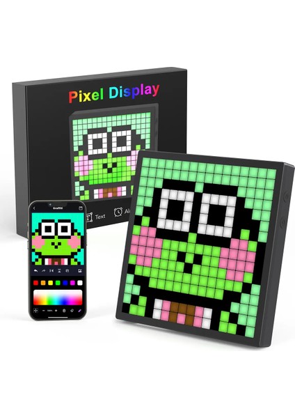 16X16 Piksel LED Ekranlı App Kontrollü Akıllı Piksel Resim Çerçevesi Pixel Display