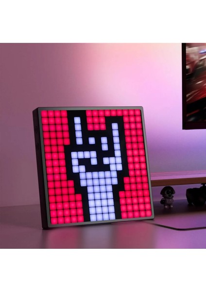 16X16 Piksel LED Ekranlı App Kontrollü Akıllı Piksel Resim Çerçevesi Pixel Display