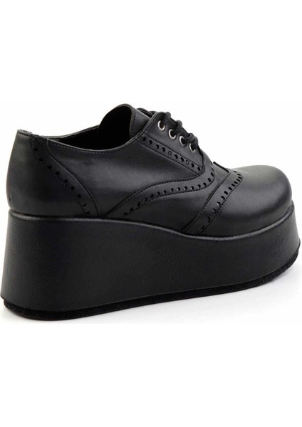 Siyah Kadın Oxford Ayakkabı K01154180409 fırsatları