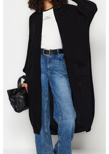 Kadın Moda Şık Uzun V Yaka Regular Maxi Basic Triko Hırka fiyatları