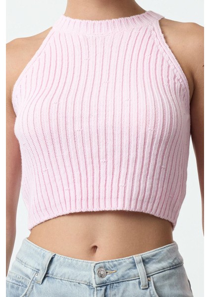 Kadın Moda Şık Crop V Yaka Slim Crop Bluz-Hırka Takım Triko Hırka fırsatları