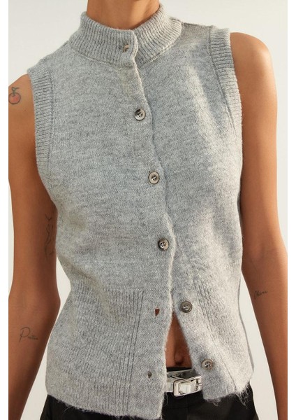 Kadın Moda Şık Regular Bisiklet Yaka Slim Yumuşak Dokulu Triko Hırka modelleri