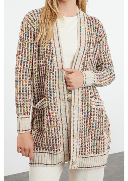 Kadın Moda Şık Tesettür Regular V Yaka Relaxed V Yaka Triko Hırka modelleri