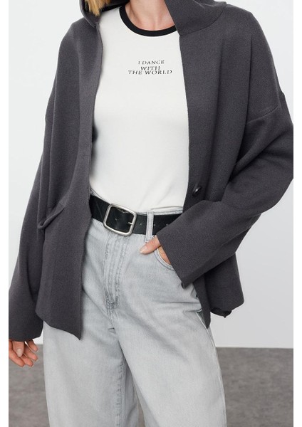 Kadın Moda Şık Midi Kapüşonlu Regular Premium Iplik Triko Hırka modelleri