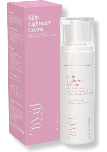 Cilt Aydınlatıcı Kremi - Skin Lightener Cream 60ML
