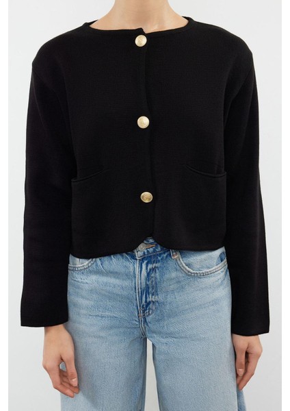 Kadın Modern Tarz Bisiklet Yaka Triko Hırka fiyatları