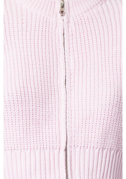 Kadın Modern Tarz Regular Bisiklet Yaka Crop Triko Hırka fiyatları