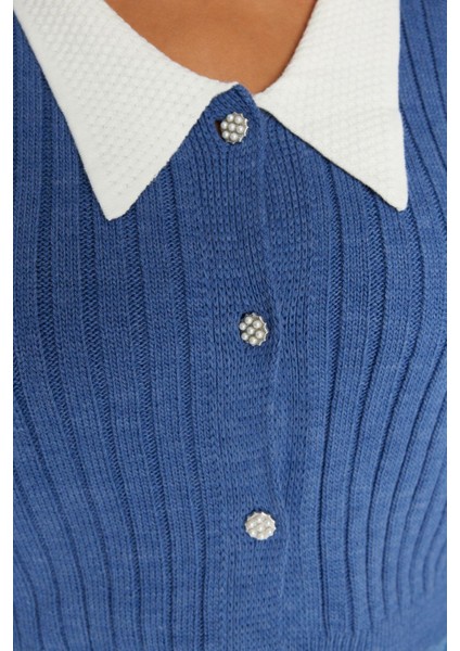 Büyük Beden Kadın Modern Tarz Rahat Uzun Gömlek Yaka Düz Kol Triko Hırka indirimleri