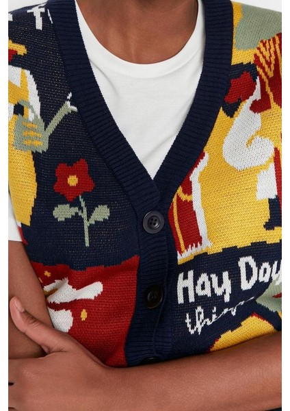 Kadın Modern Tarz Regular V Yaka Regular Triko Yelek fırsatları