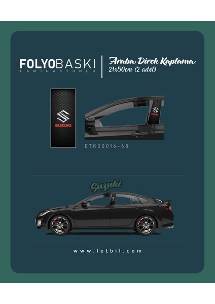 Araba Etiketleri, Tuning Kaplama, Direk Folyosu - Szk fiyatları