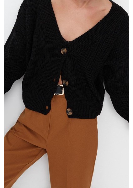 Kadın Modern Tarz Oversize V Yaka Triko Hırka modelleri