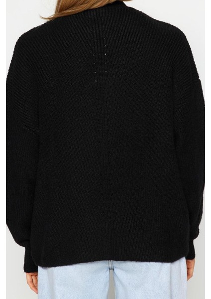Kadın Modern Tarz Oversize V Yaka Triko Hırka fırsatları