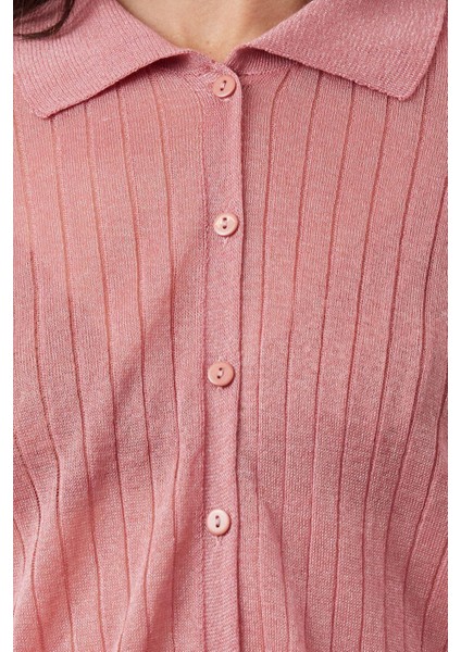 Kadın Modern Tarz Slim Polo Yaka Triko Hırka fiyatları