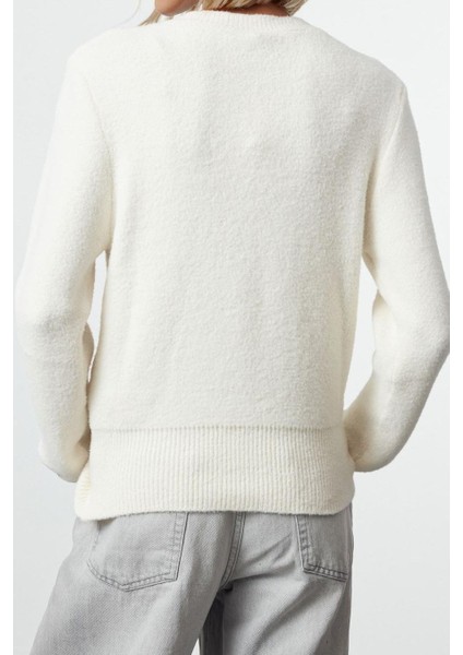 Kadın Modern Tarz Bisiklet Yaka Triko Hırka fırsatları