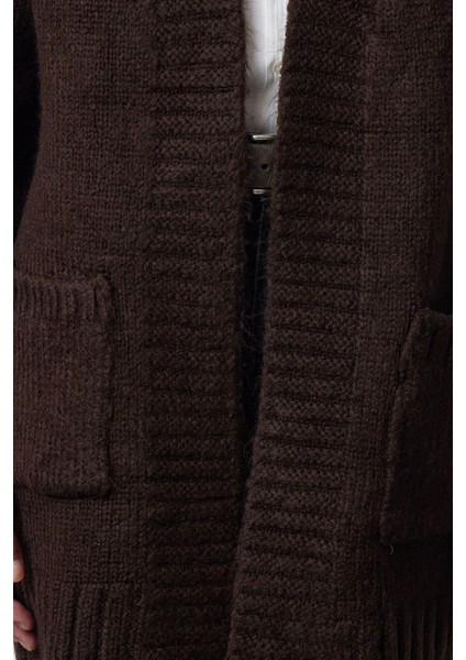 Kadın Modern Tarz Oversize V Yaka Regular Triko Hırka fiyatları