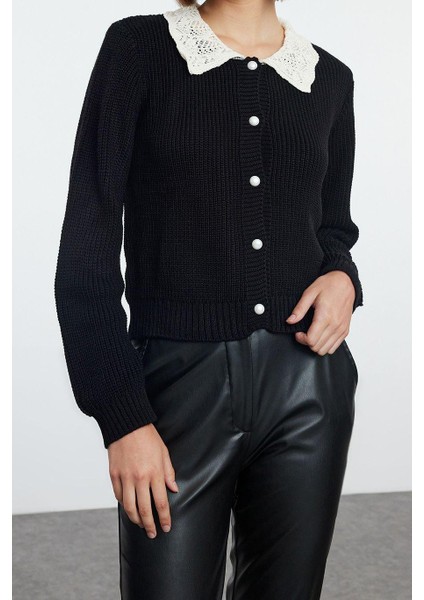 Kadın Modern Tarz Slim Bebe Yaka Triko Hırka modelleri