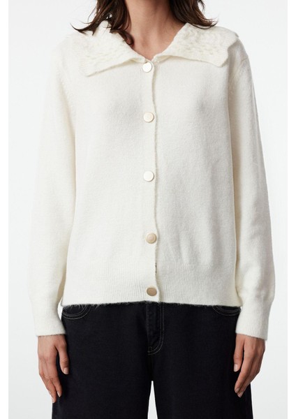 Kadın Modern Tarz Devrik Yaka Triko Hırka indirimleri