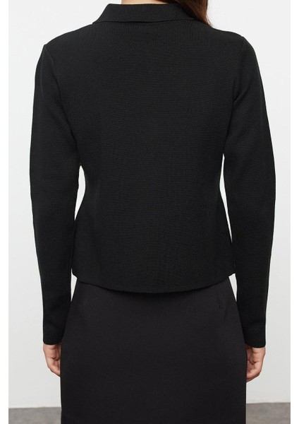 Kadın Modern Tarz Regular Polo Yaka Regular Triko Hırka fırsatları