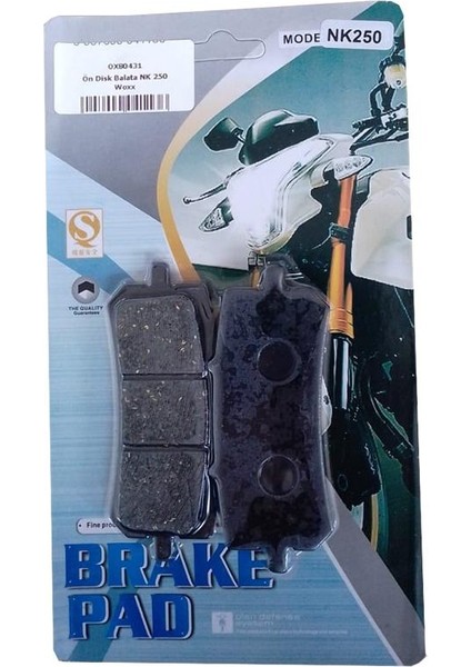 Ön Disk Balata Nk 250 Woxx