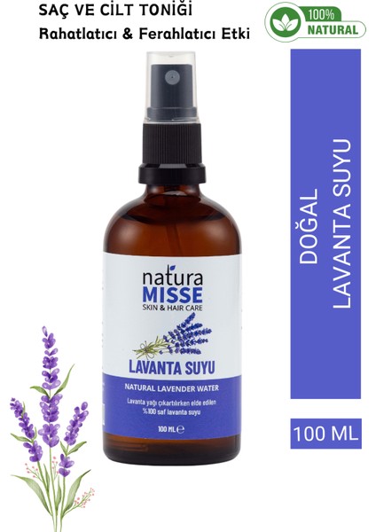 Lavanta Suyu 100 ml Doğal Tonik- Nemlendirici-Sıkılaştırıcı