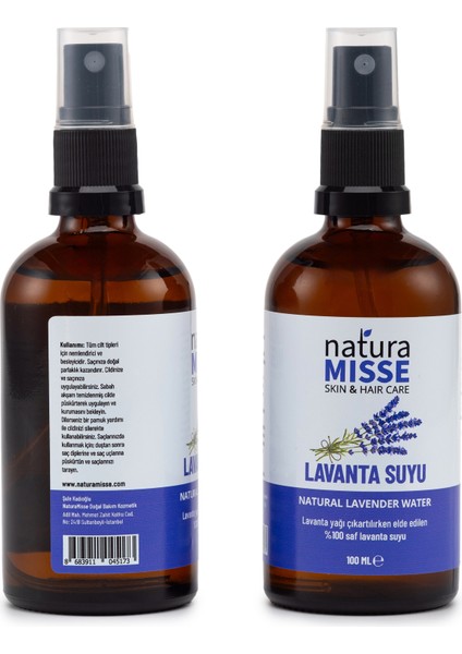 Lavanta Suyu 100 ml Doğal Tonik- Nemlendirici-Sıkılaştırıcı fiyatları