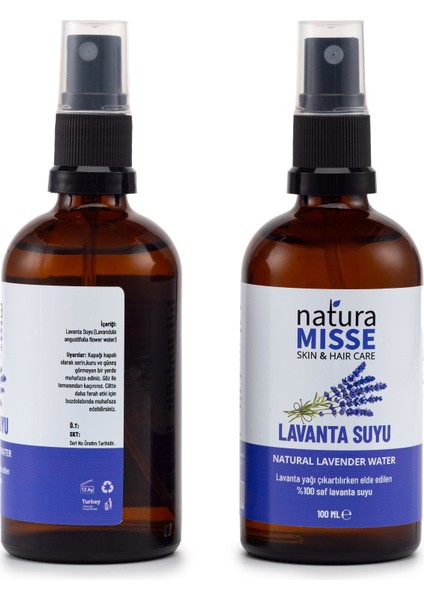 Lavanta Suyu 100 ml Doğal Tonik- Nemlendirici-Sıkılaştırıcı modelleri