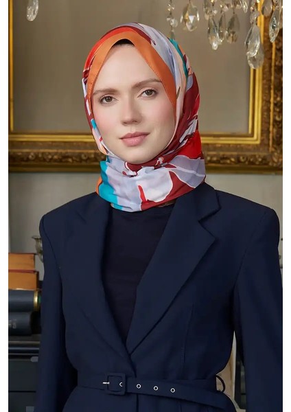 Seremoni Koleksiyonu Pure Desen Şal - Şeftali