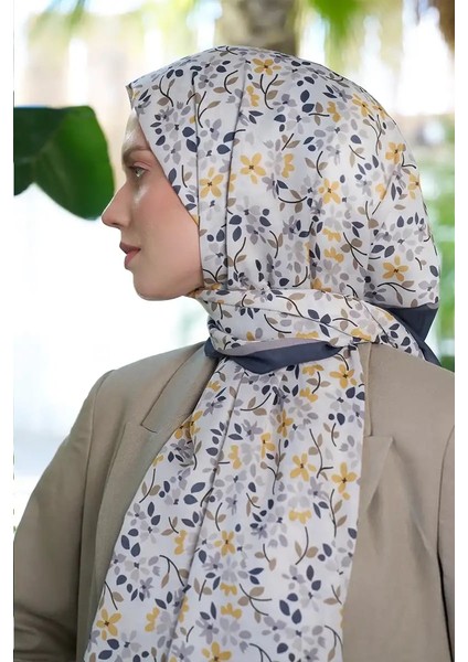 Seremoni Koleksiyonu Sara Desen Şal - füme