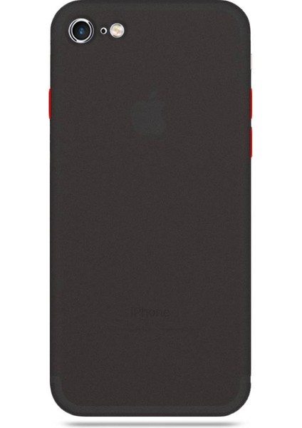 Apple iPhone Se 2020 Transparent Slim Case Siyah