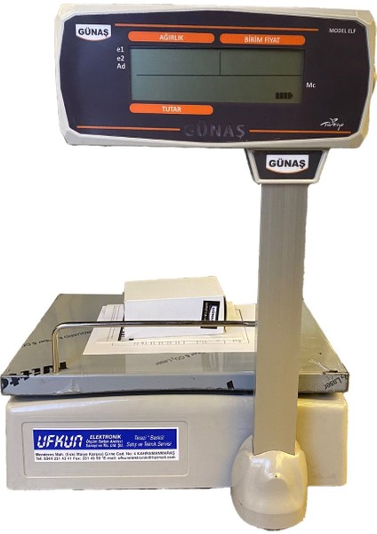 Elf 30 kg 5 gr Şarjlı Elektronik Terazi Bakanlık Onaylı Mühürlenebilir modelleri